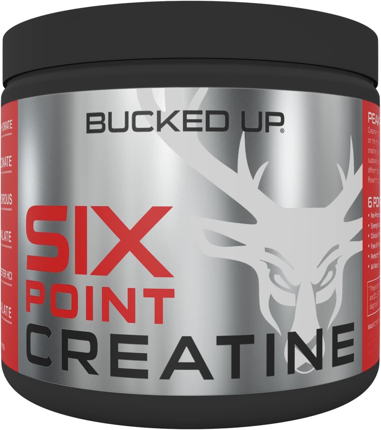 Bucked Up Six Point Creatine™ – Six Types of Creatine, pH‑Correct Formula, Strength, Muscle Growth & Performance for Men and Women - Buy Online at SimraCart