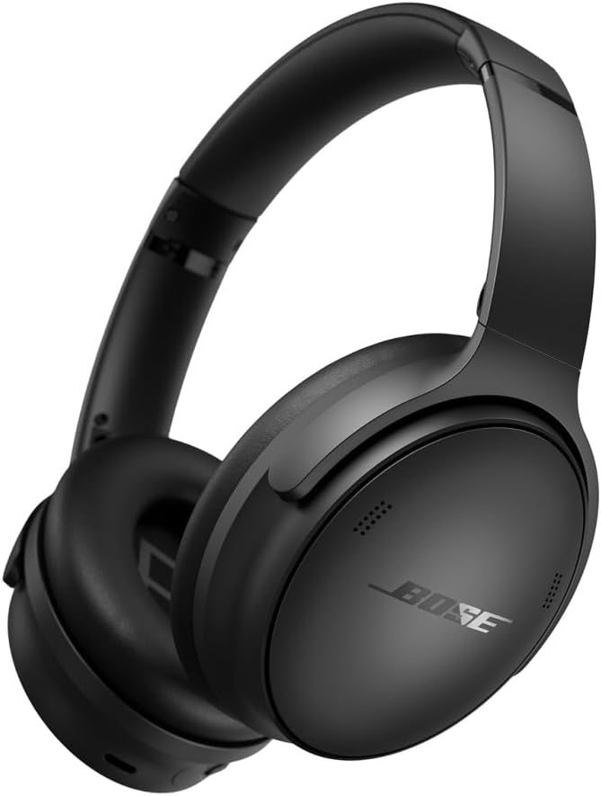 QuietComfort Wireless Bluetooth Headphones – Active Noise Cancelling Over‑Ear, Deep Bass, Mic, USB‑C Charging, 24 Hours Playtime, Black - Buy Online at SimraCart