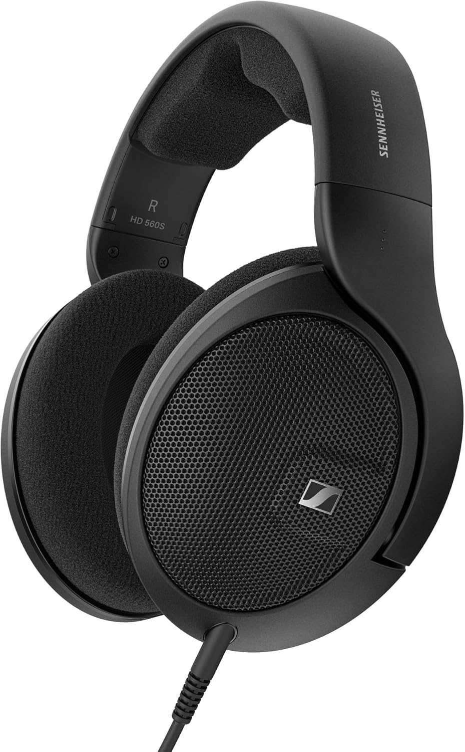 HD 560S Open‑Back Over‑Ear Wired Headphones – Neutral, Natural Sound for Music, Gaming &amp; Content Creation, Black
