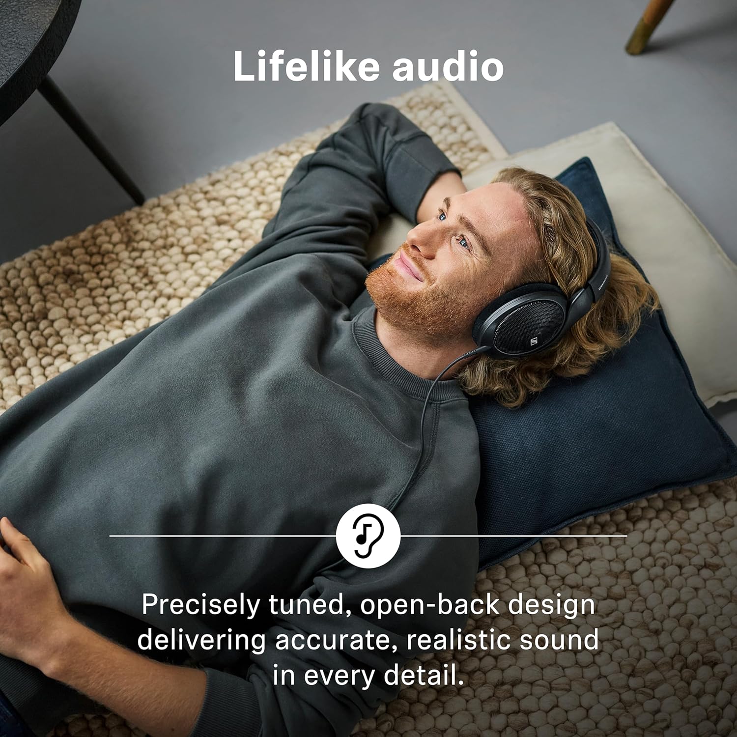 HD 560S Open‑Back Over‑Ear Wired Headphones – Neutral, Natural Sound for Music, Gaming &amp; Content Creation, Black - Image 2