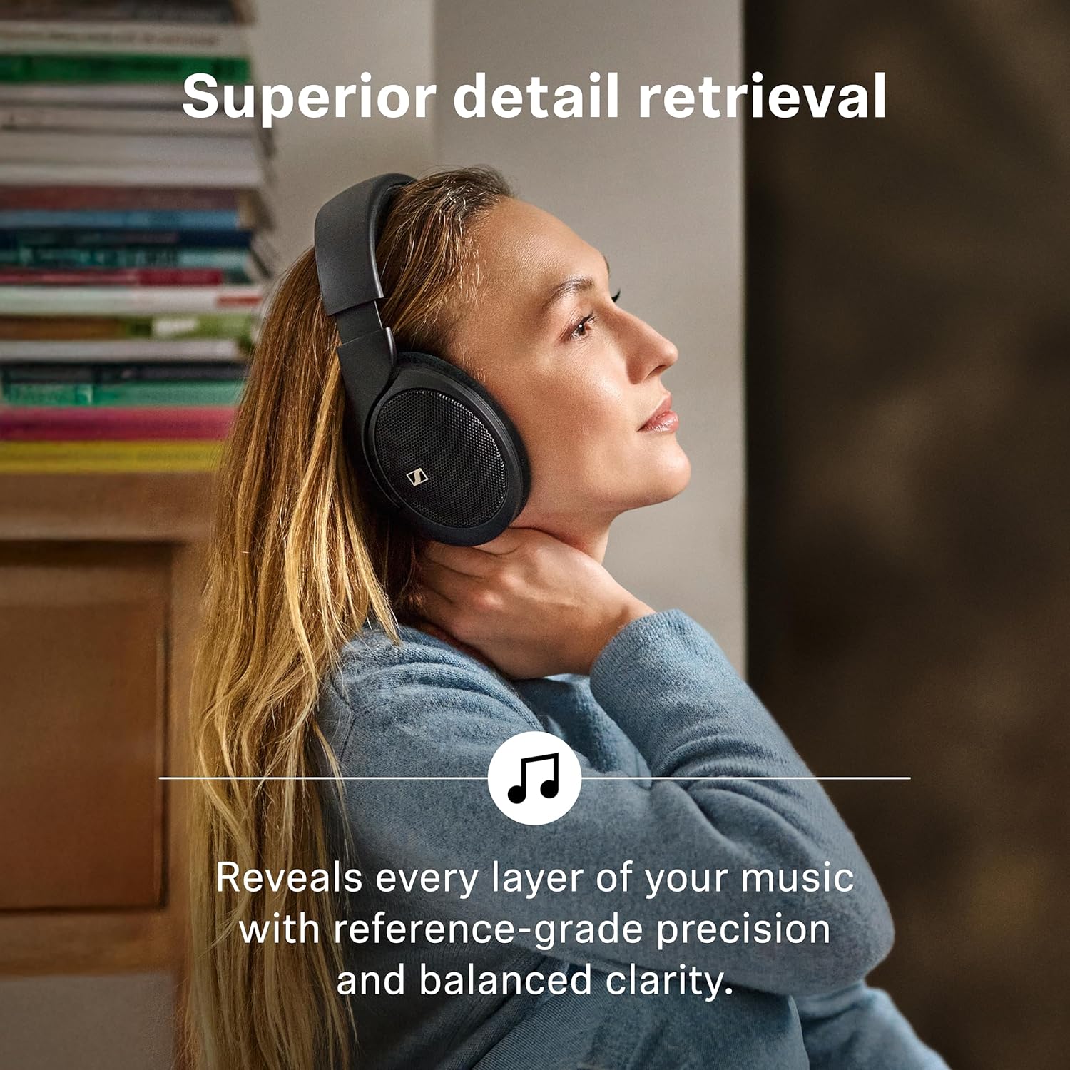 HD 560S Open‑Back Over‑Ear Wired Headphones – Neutral, Natural Sound for Music, Gaming &amp; Content Creation, Black - Image 4