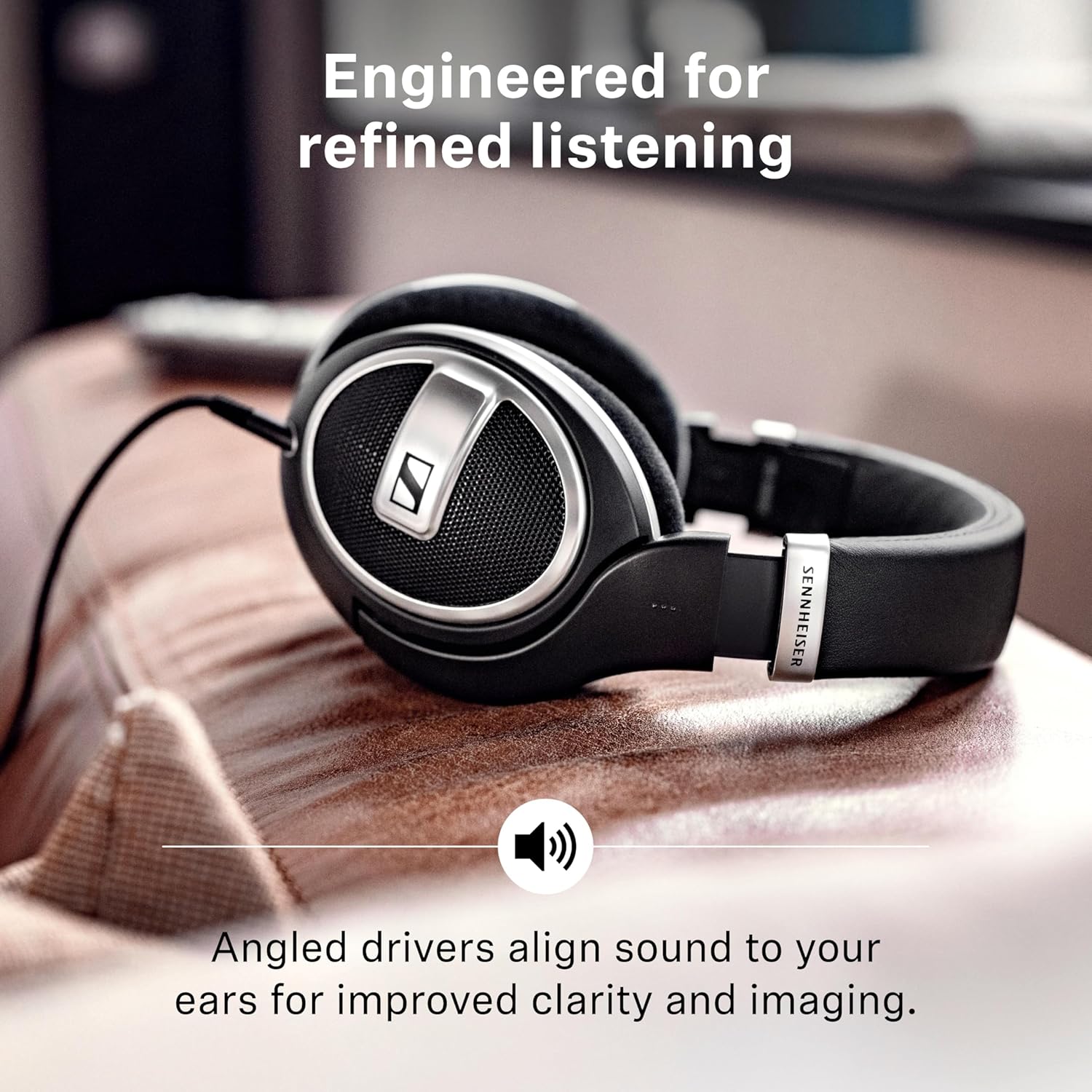 HD 599 SE Open‑Back Over‑Ear Wired Headphones – Premium Design, Balanced Natural Audio, Comfortable Fit for Music, Gaming, School &amp; Work, Black - Image 3