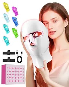 Skin Care On the Go – Cordless LED Red Light Therapy Face & Neck Mask - Buy Online at SimraCart