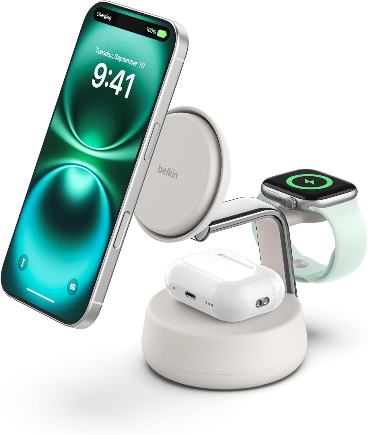 Belkin 3-in-1 MagSafe Charging Station 25W Qi2.2 w/ Fan - Buy Online at SimraCart