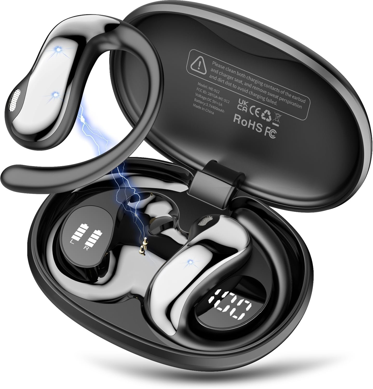 AI Translation Earbuds – 0.3s Real-Time Translator, 138 Languages, Meeting Notes & Transcription, ENC, Bluetooth 6.0 OWS Open Ear Earphones - Buy Online at SimraCart