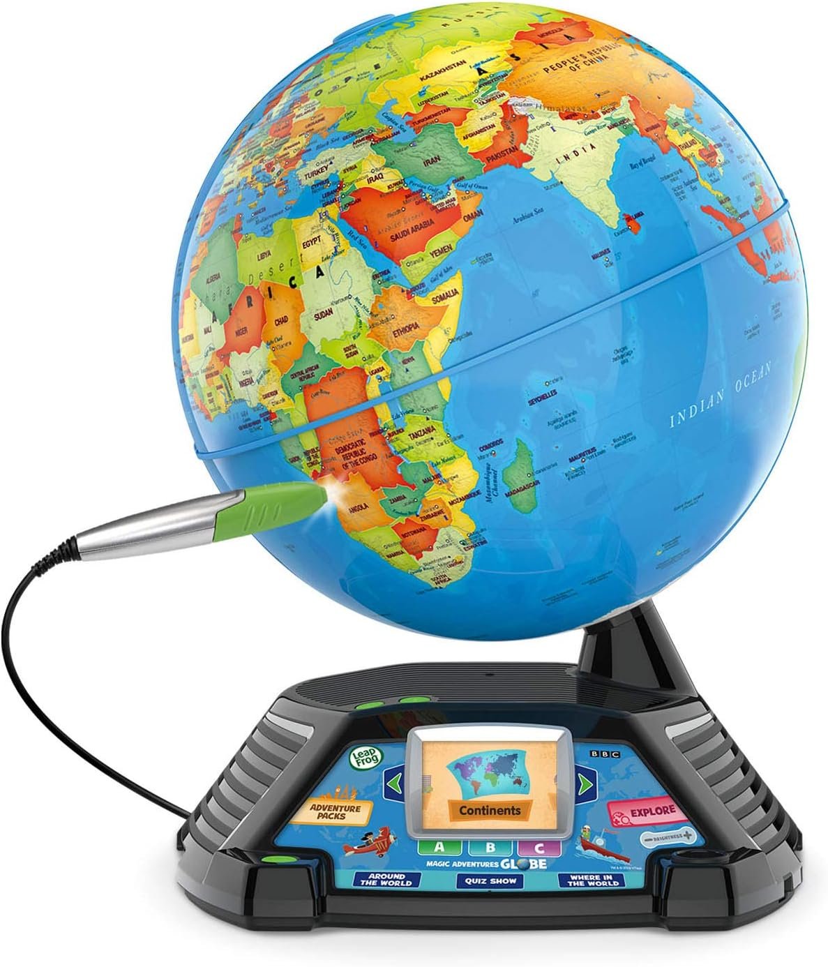 Magic Adventures Globe – Interactive Talking World Globe for Kids, Educational Geography & Learning Toy, Frustration Free Packaging - Buy Online at SimraCart