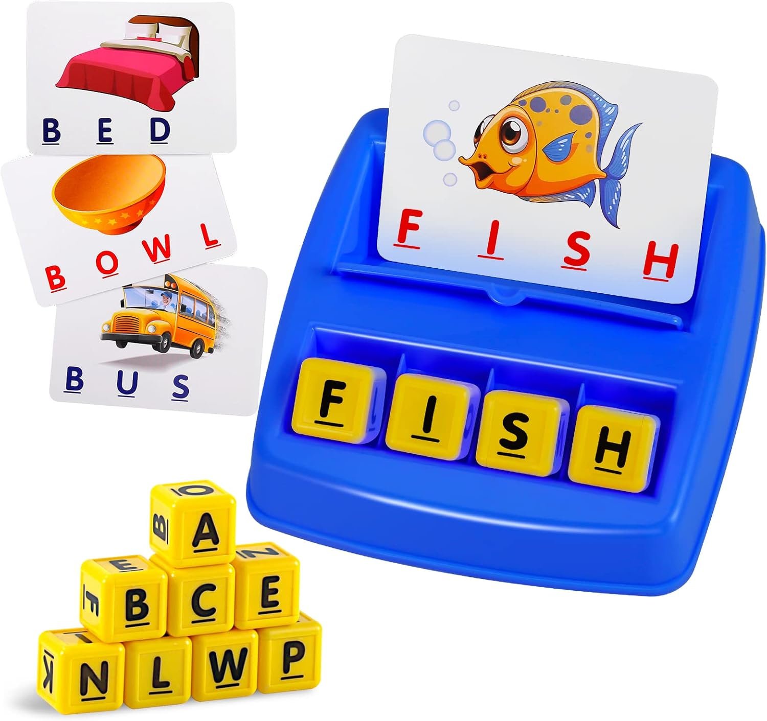 Matching Letter Game – Spelling & Memory Building Educational Toy for Preschool & Kindergarten Kids Ages 3-8 - Buy Online at SimraCart