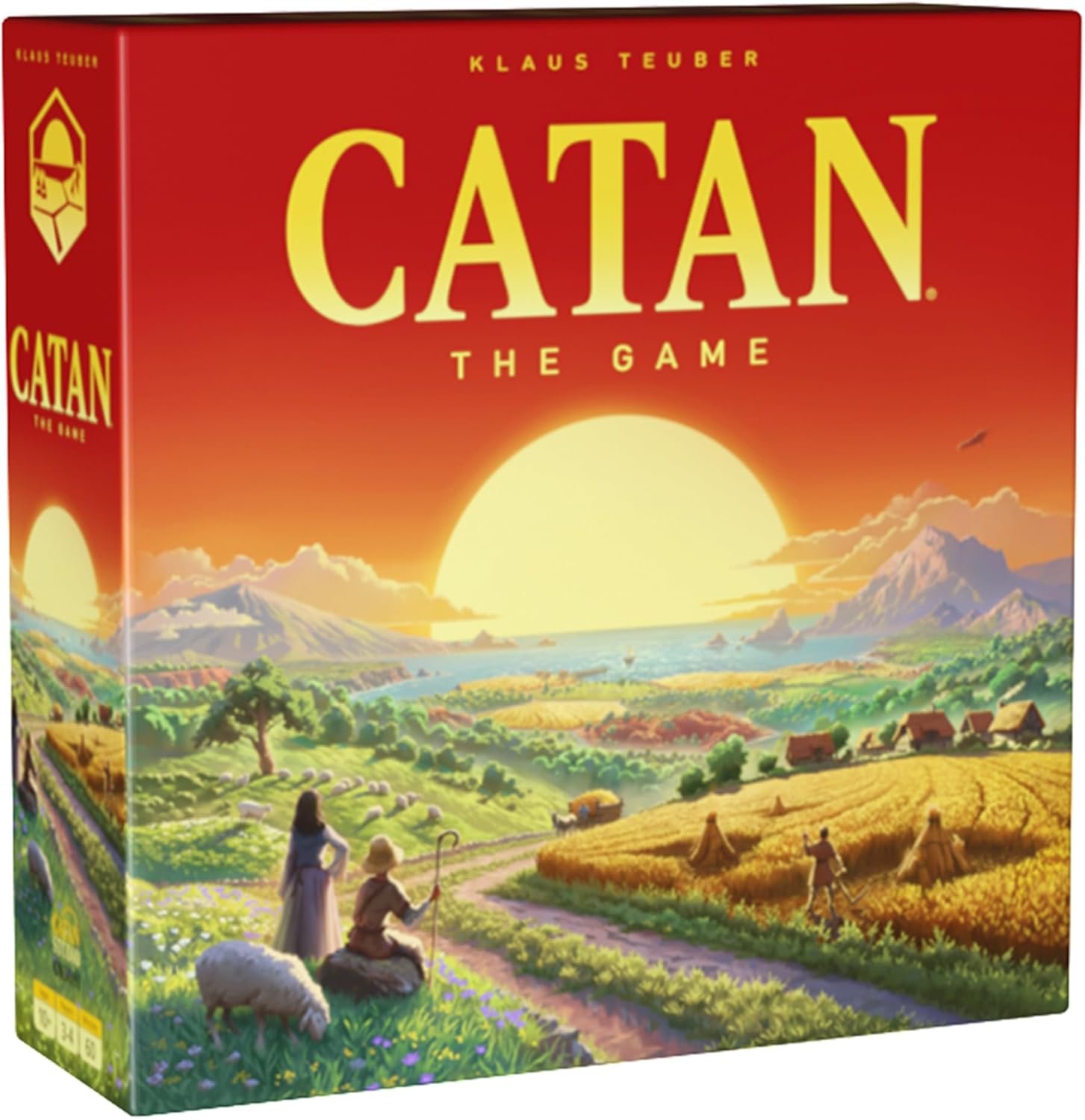 Catan Board Game (6th Edition) – Trade, Build & Settle Classic Strategy Game for Family, Kids & Adults Ages 10+, 3-4 Players