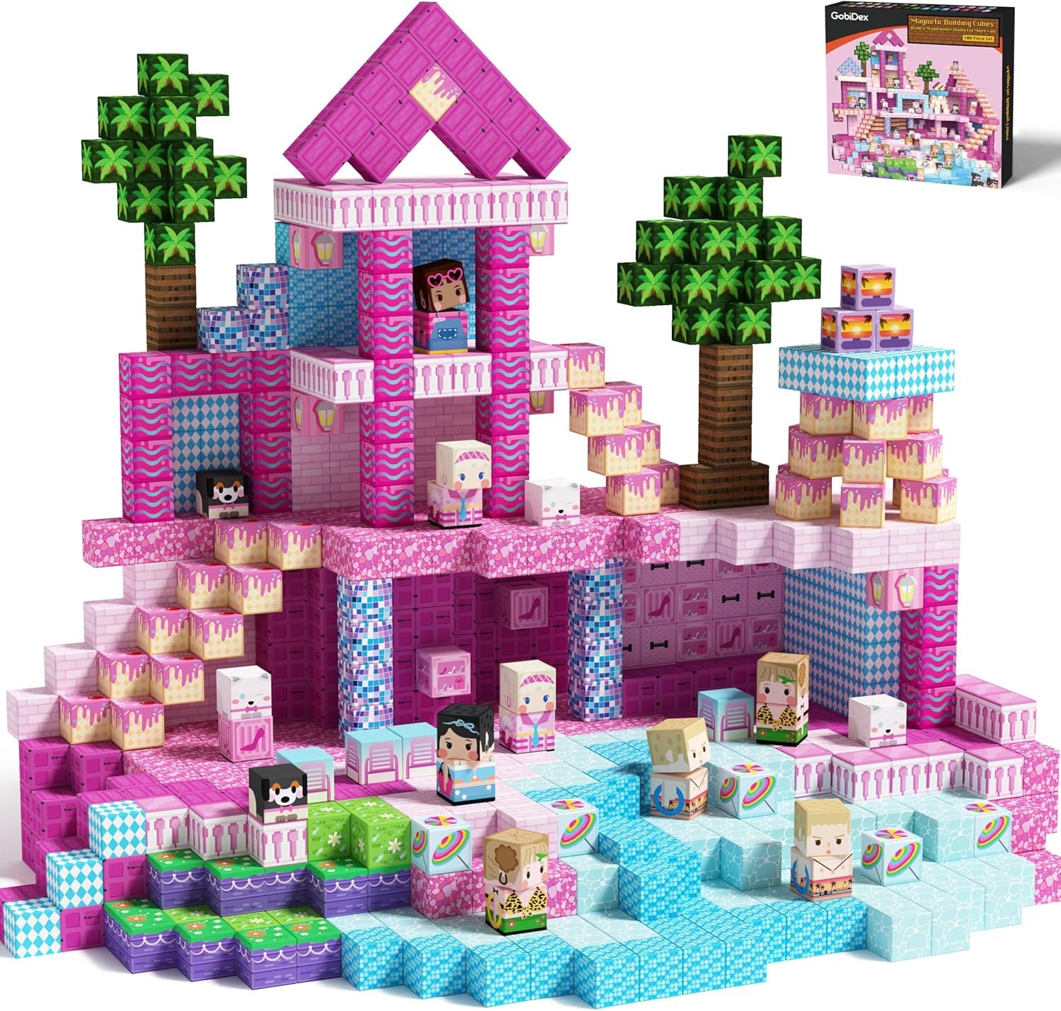 100pcs Magnetic Blocks Princess Castle Building Toy For Girls 3+, Stem Playset - Best Deals | SimraCart