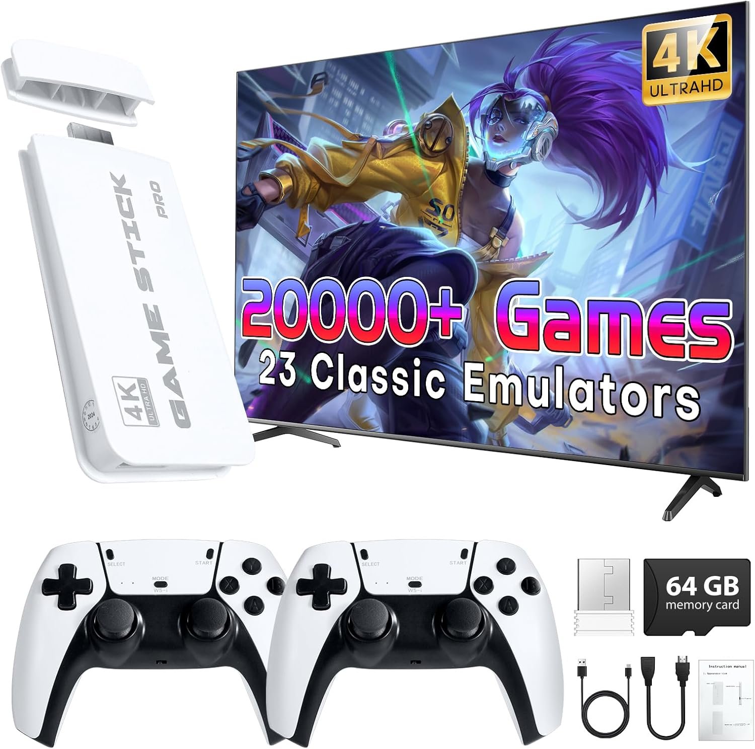 M15 Ultra Retro Game Stick 128gb – Hd Video Game Console With 2.4ghz Wireless Controller, Built-in Classic Games For Tv - Best Deals | SimraCart