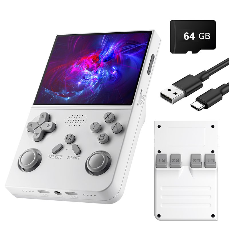 Hx R40 Retro Handheld Game Console – Classic Portable Gaming Device With Built-in Games For Kids & Adults - Best Deals | SimraCart