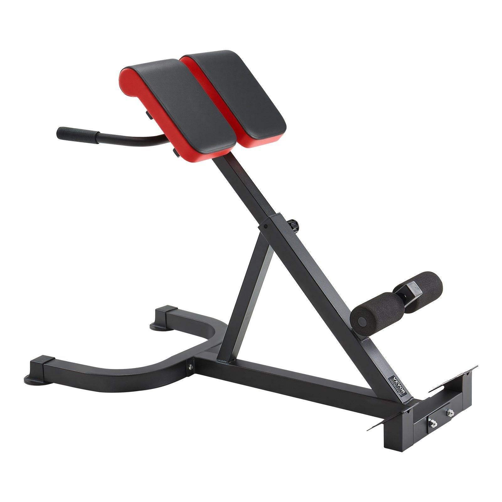 Adjustable Roman Chair Back Extension Bench – Hyperextension Gym Equipment, 300 Lbs Capacity, Carbon Steel Frame with PU Padding - Buy Online at SimraCart