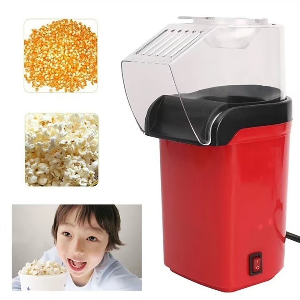 De Palomita 1200W Electric Hot Air Popcorn Maker - Automatic Mini Popcorn Machine 110V 220V - Buy Online at SimraCart