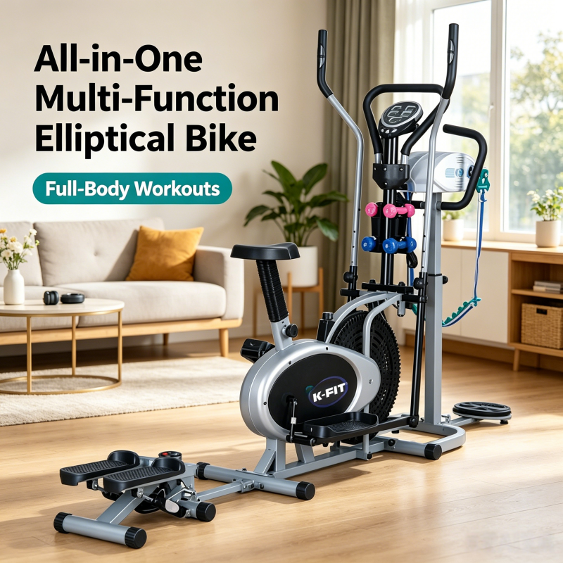 Magnetic Elliptical Machine GS-8.2GASTM Cross Trainer with Massager and Twister for Home Gym Cardio Stationary - Buy Online at SimraCart